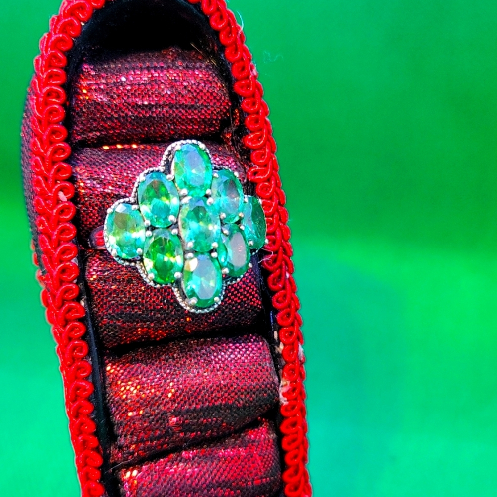 Vintage sts Karis emerald ring